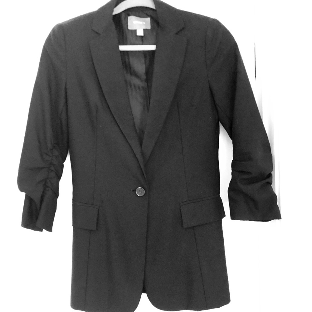 Modern and sleek, black women’s blazer